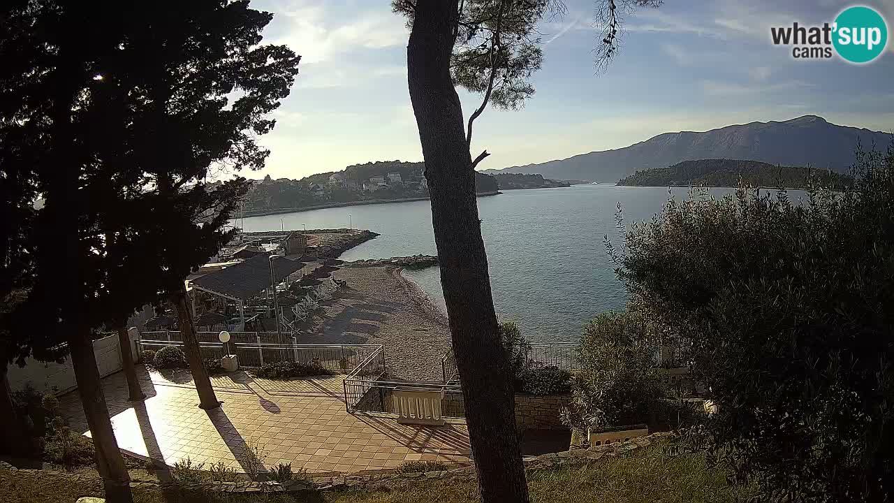 Webcam Lumbarda – Prvi Žal beach – Korčula