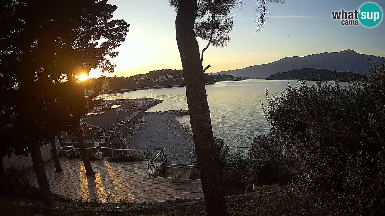 Webcam Lumbarda – Prvi Žal beach – Korčula