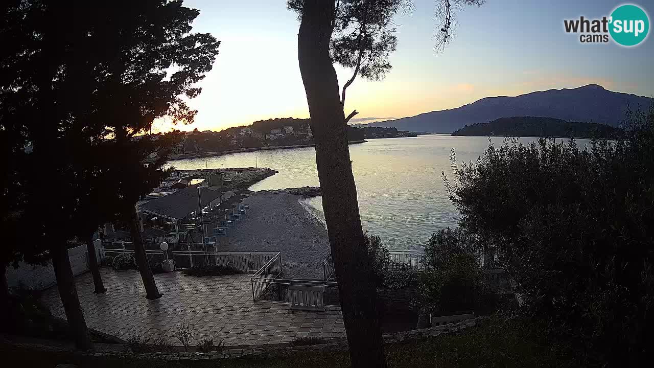 Webcam Lumbarda – Prvi Žal beach – Korčula