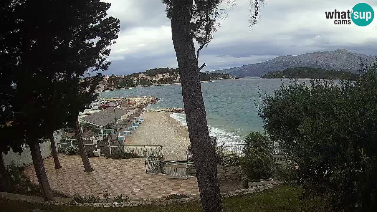 Webcam Lumbarda – Prvi Žal beach – Korčula