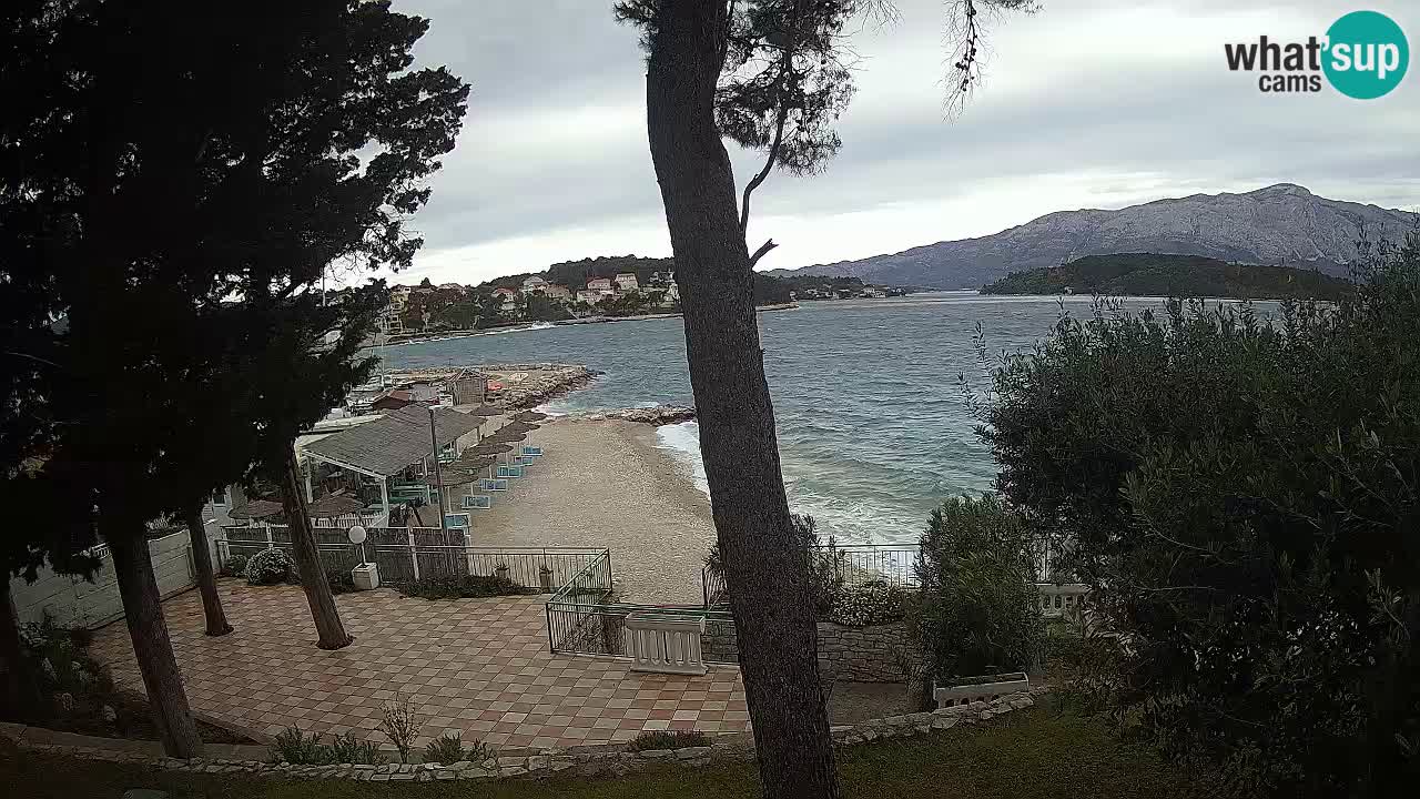 Webcam Lumbarda – Prvi Žal beach – Korčula