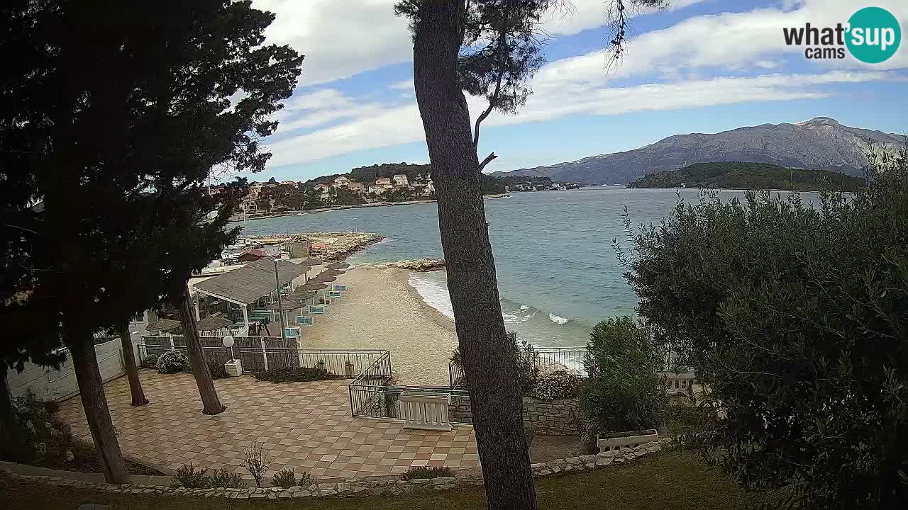 Webcam Lumbarda – Prvi Žal beach – Korčula