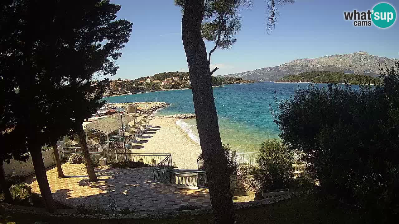 Webcam Lumbarda – Prvi Žal beach – Korčula