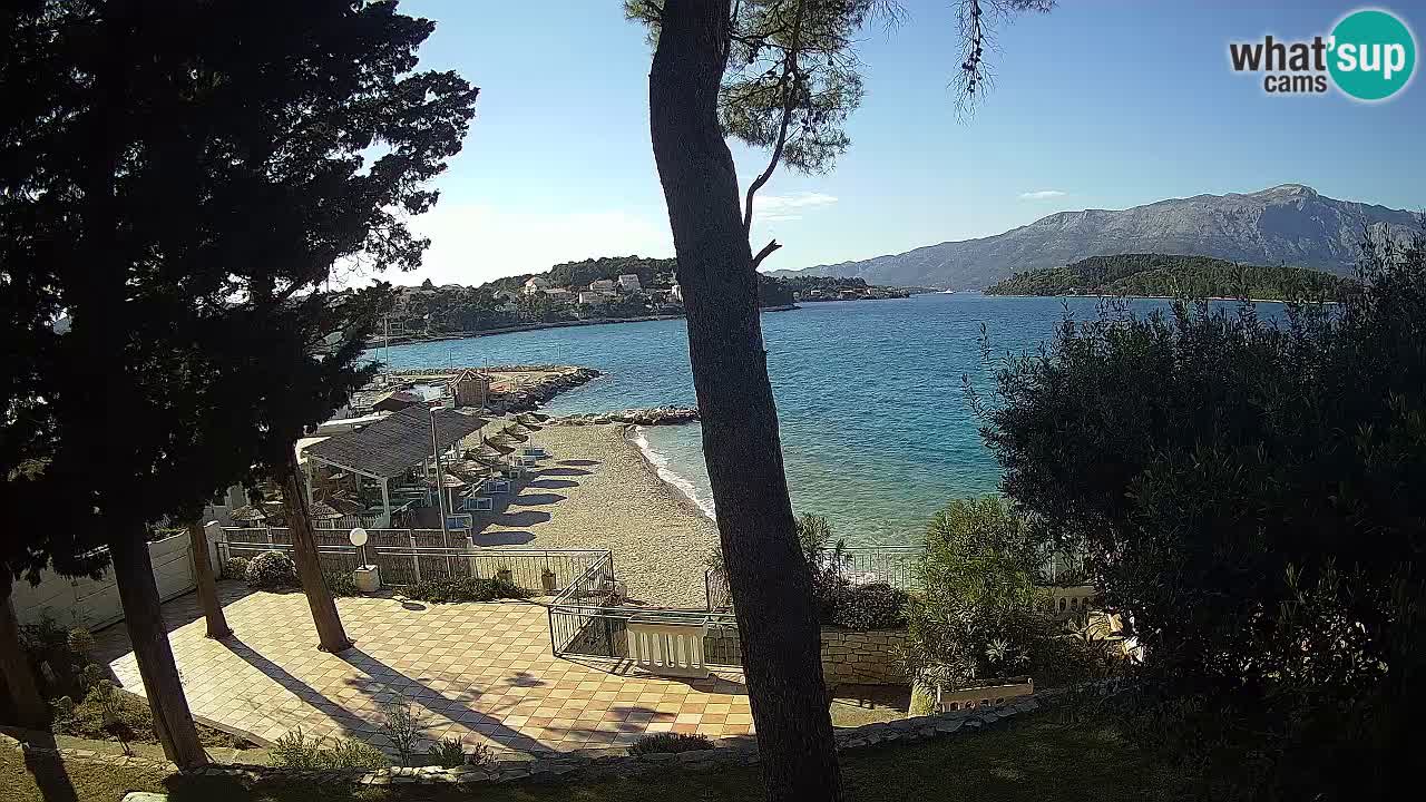 Camera en vivo Lumbarda – Playa Prvi Žal – Korčula