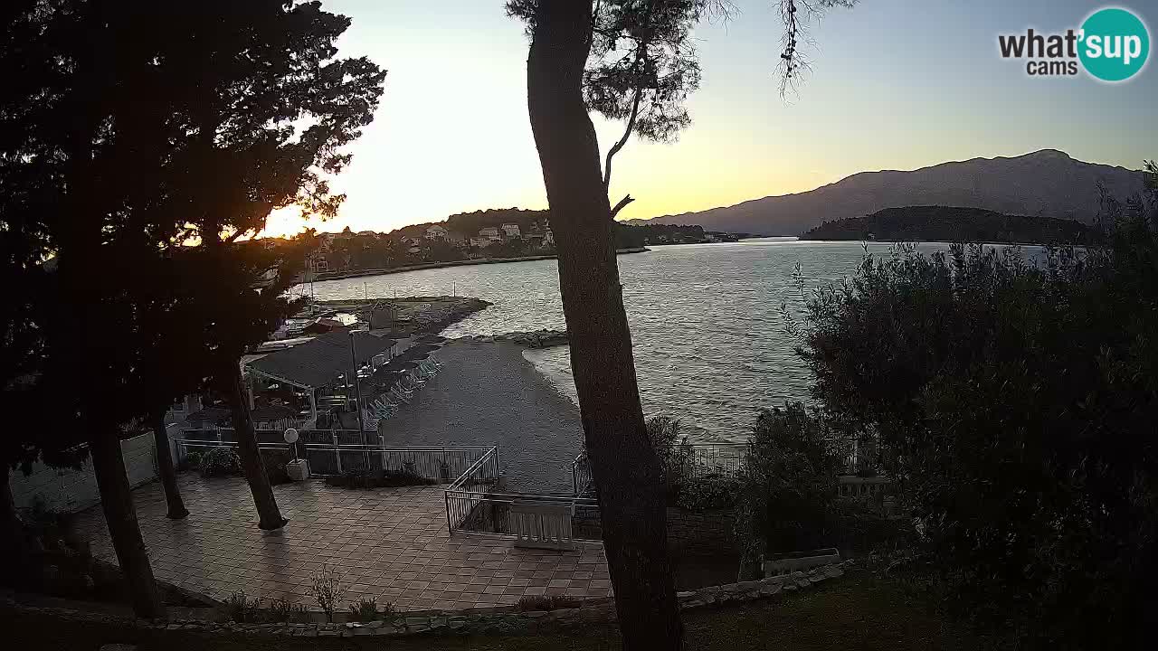 Livecam Lumbarda – Spiaggia Prvi Žal – Korčula