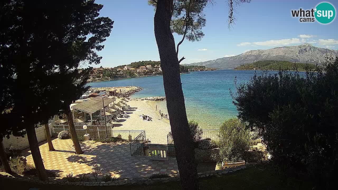 Camera en vivo Lumbarda – Playa Prvi Žal – Korčula