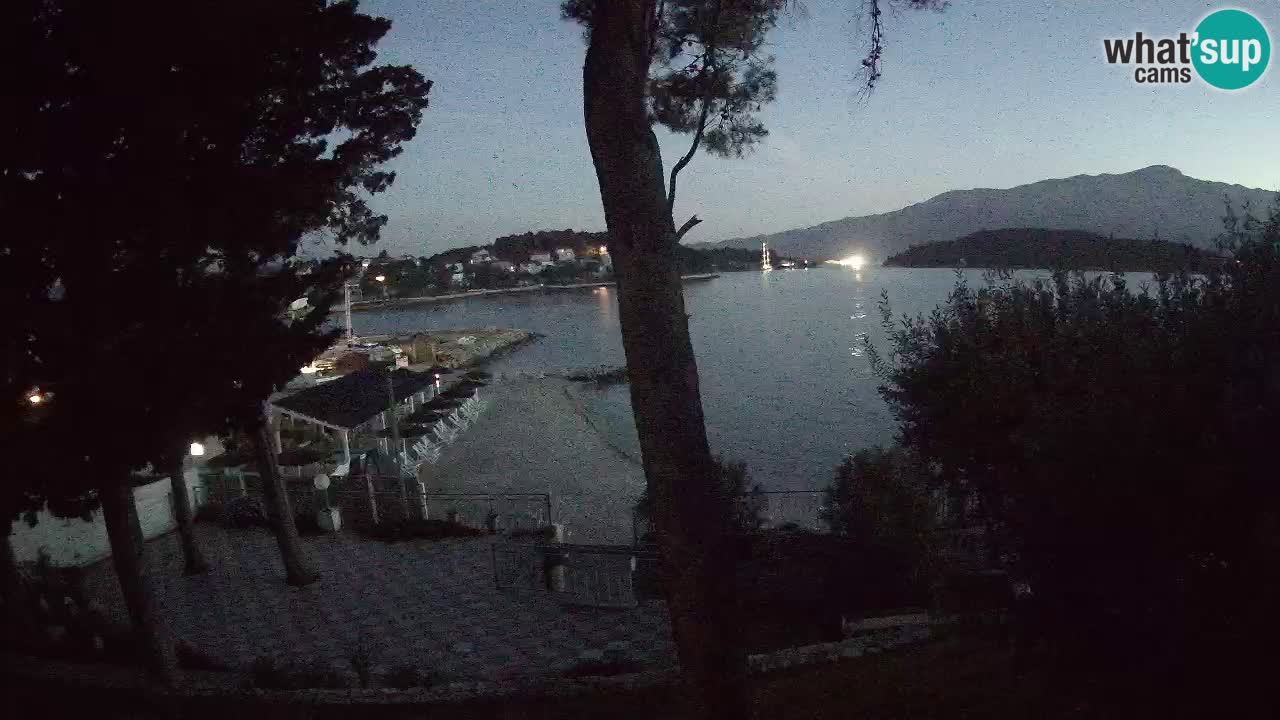 Web kamera Lumbarda – Plaža Prvi Žal – Korčula