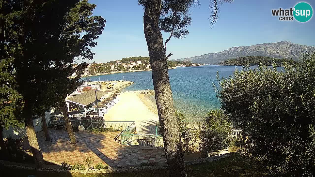 Webcam Lumbarda – Prvi Žal beach – Korčula