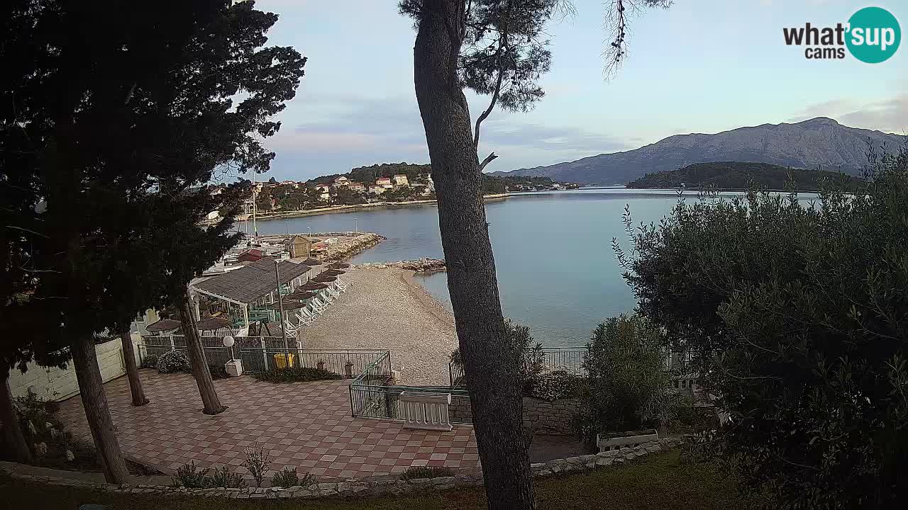 Webcam Lumbarda – Prvi Žal beach – Korčula