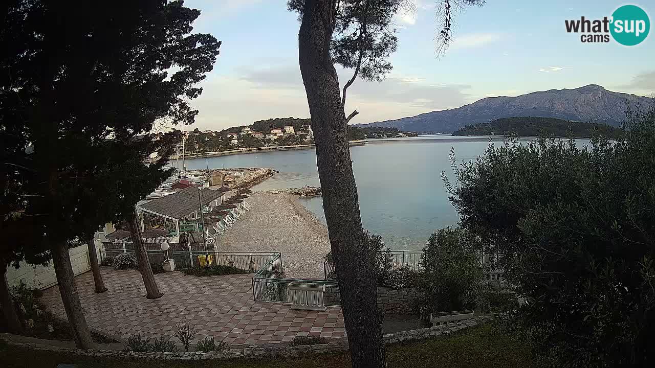 Livecam Lumbarda – Spiaggia Prvi Žal – Korčula