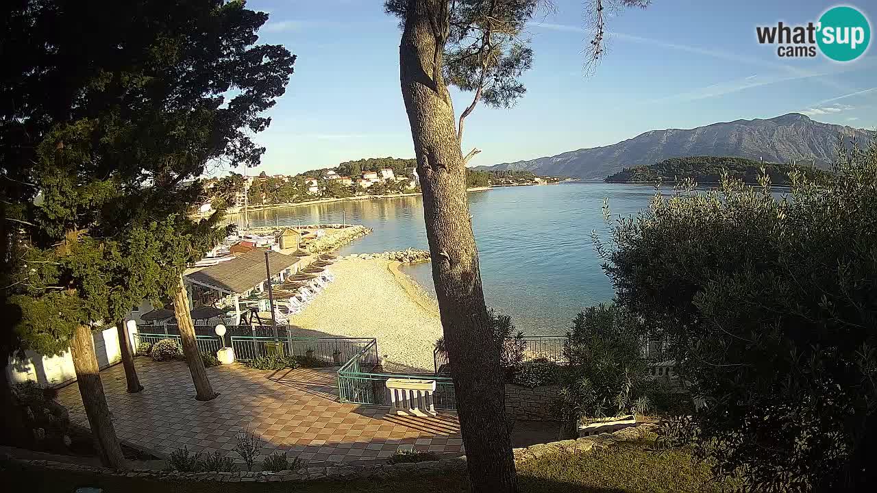 Livecam Lumbarda – Spiaggia Prvi Žal – Korčula