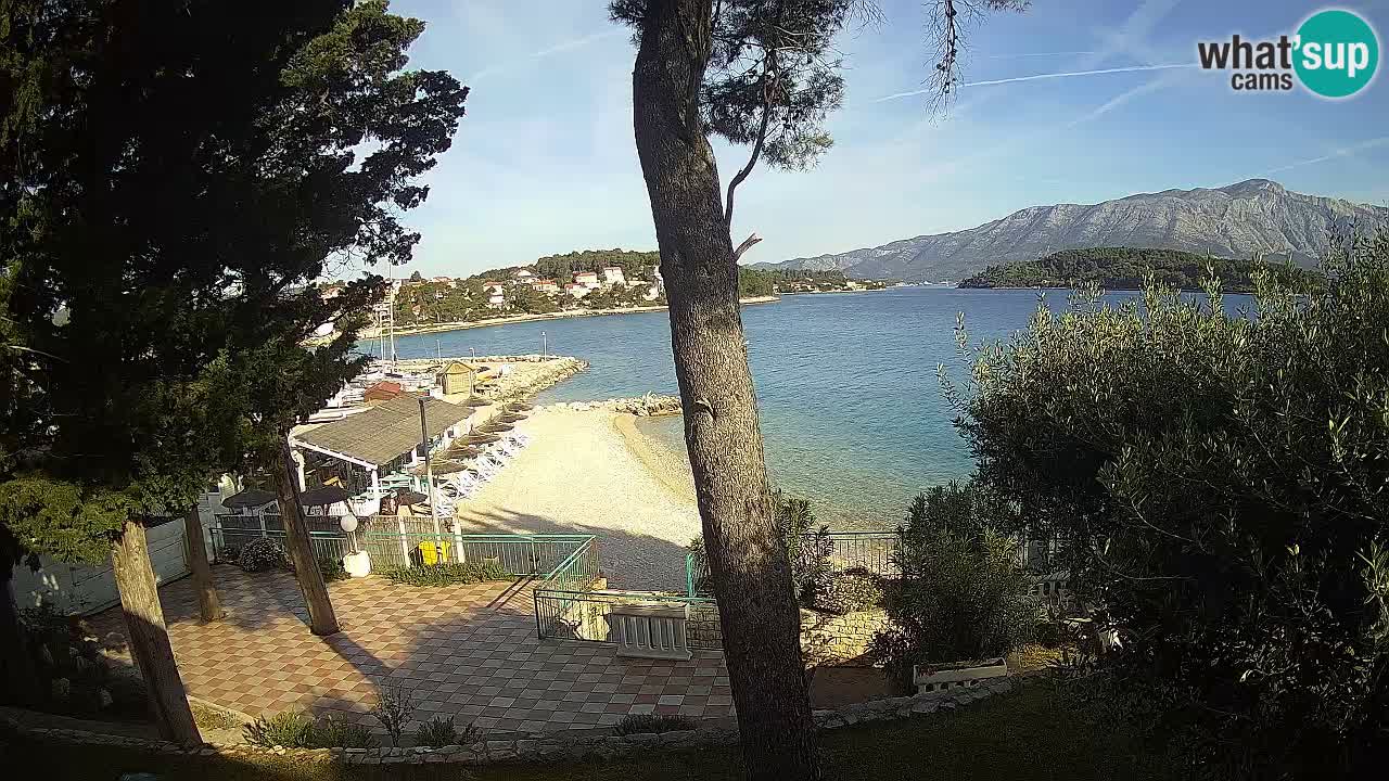 Webcam Lumbarda – Prvi Žal beach – Korčula