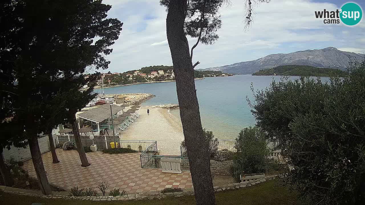 Webcam Lumbarda – Prvi Žal beach – Korčula