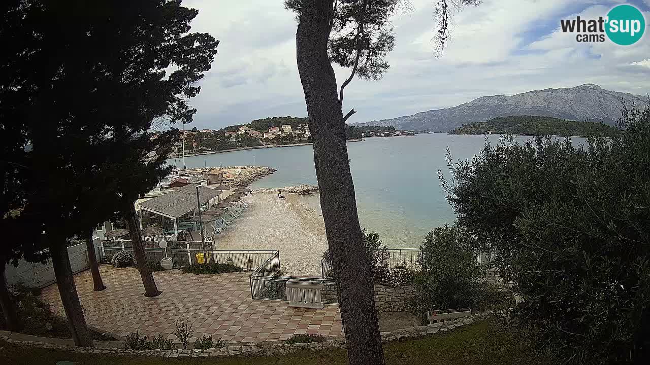 Webcam Lumbarda – Prvi Žal beach – Korčula