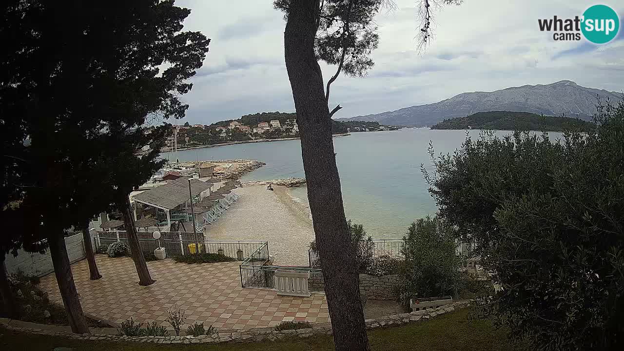 Webcam Lumbarda – Prvi Žal beach – Korčula