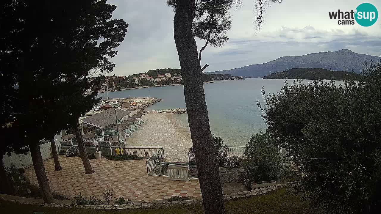 Livecam Lumbarda – Spiaggia Prvi Žal – Korčula