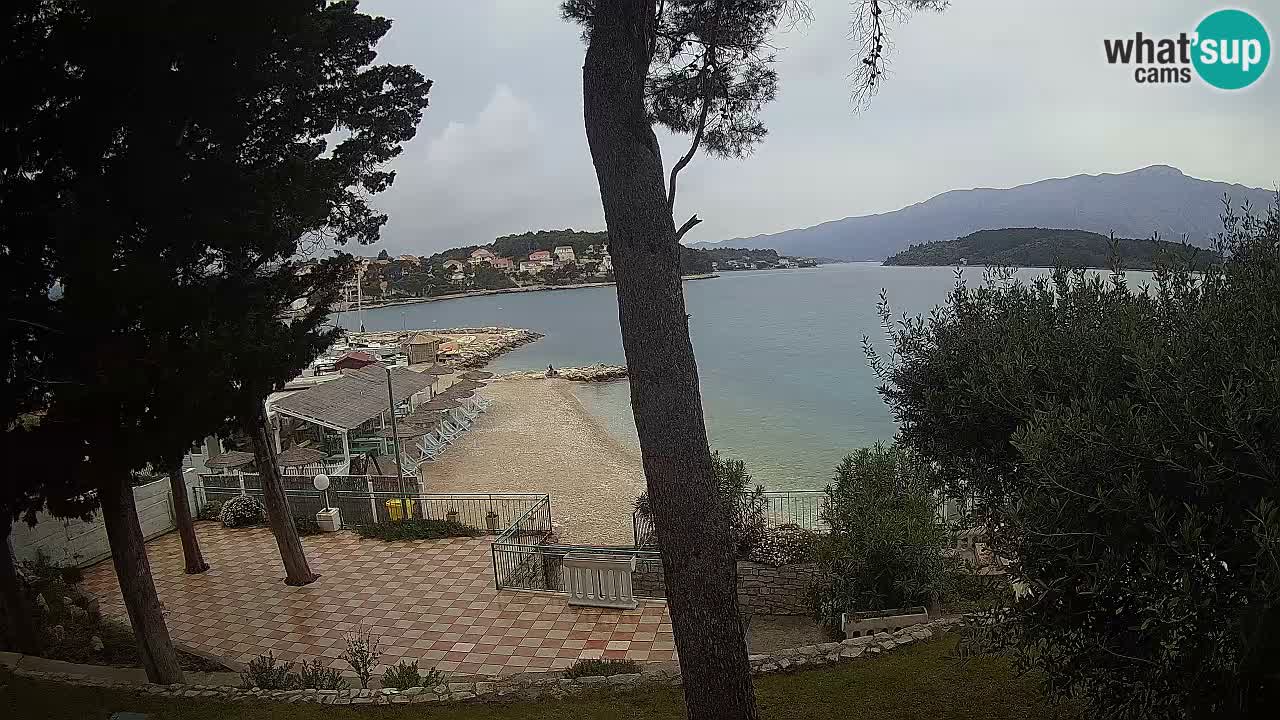 Camera en vivo Lumbarda – Playa Prvi Žal – Korčula