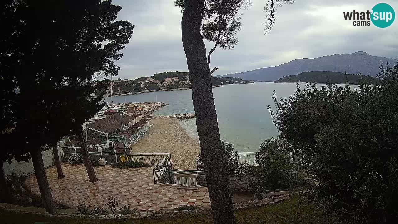 Web kamera Lumbarda – Plaža Prvi Žal – Korčula