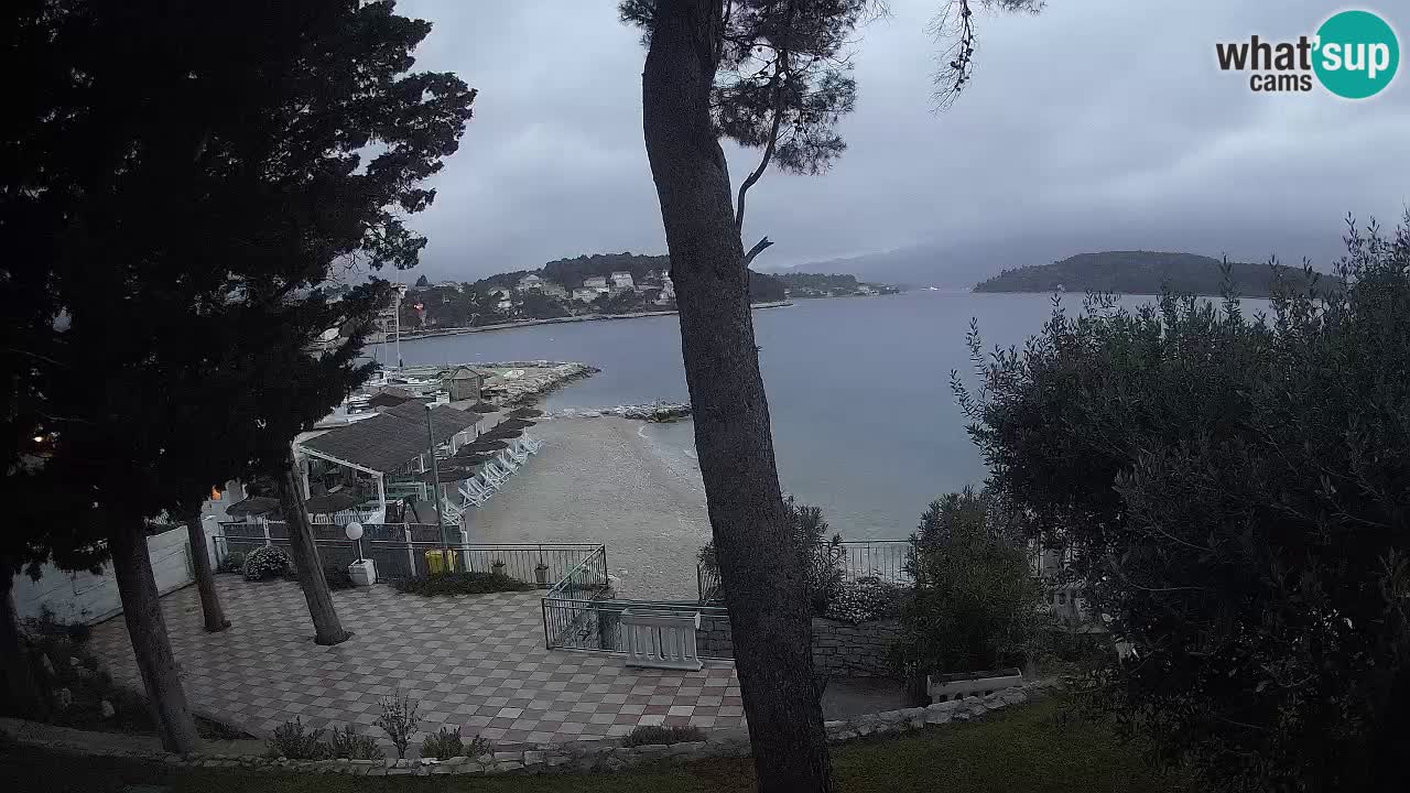 Livecam Lumbarda – Spiaggia Prvi Žal – Korčula