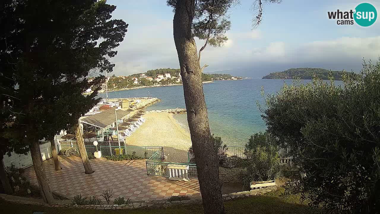 Webcam live Lumbarda – Plage Prvi Žal – Korčula