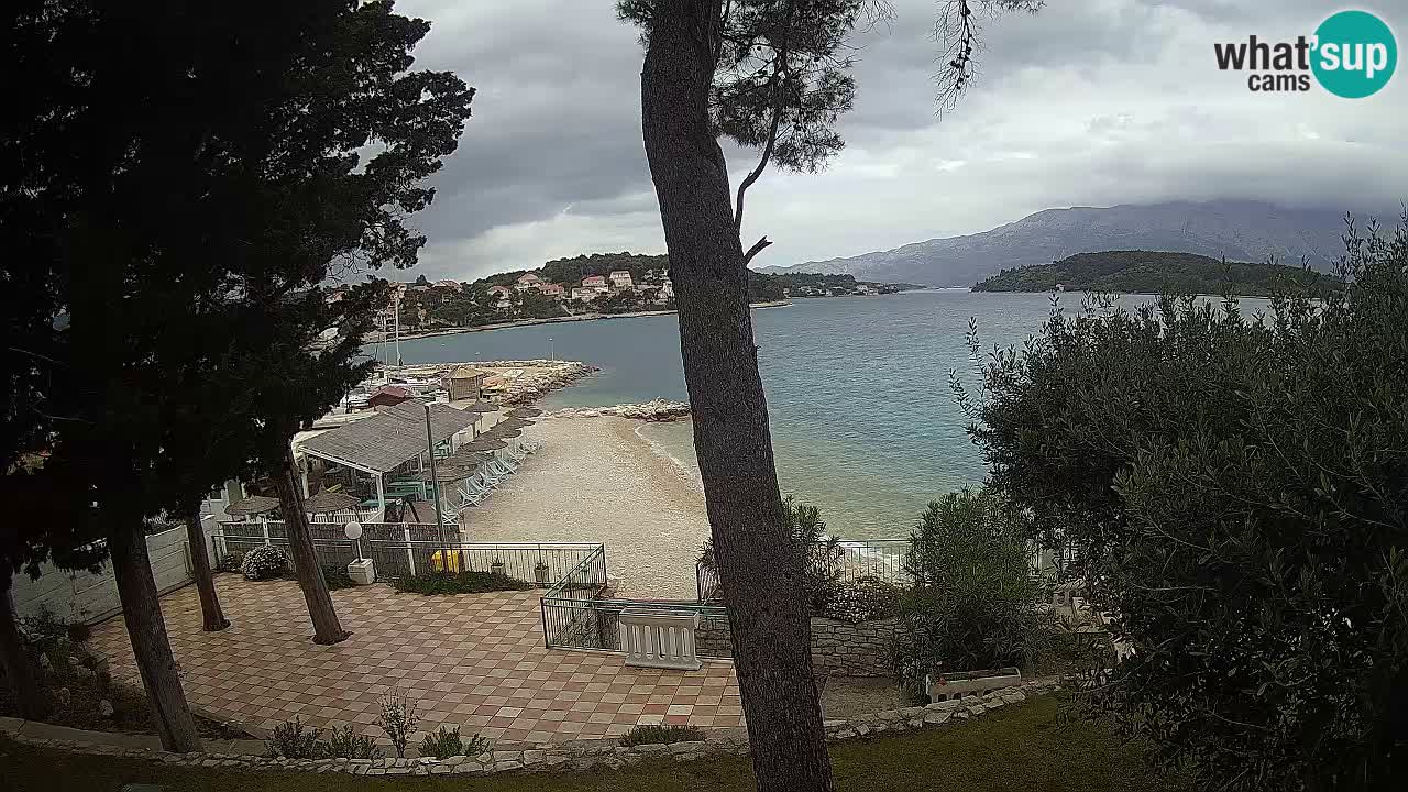 Webcam Lumbarda – Prvi Žal beach – Korčula