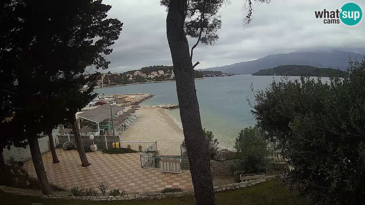 Web kamera Lumbarda – Plaža Prvi Žal – Korčula
