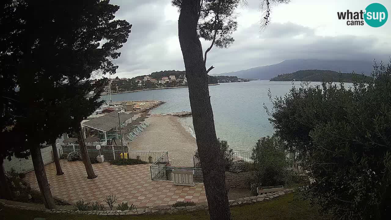 Camera en vivo Lumbarda – Playa Prvi Žal – Korčula