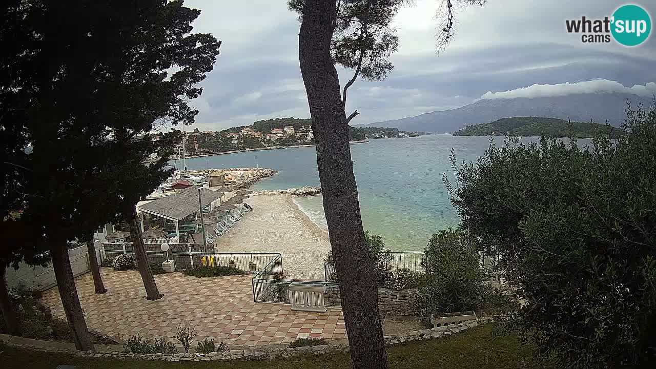 Webcam Lumbarda – Prvi Žal beach – Korčula