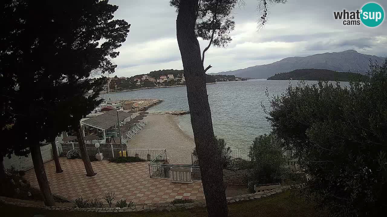 Webcam Lumbarda – Prvi Žal beach – Korčula