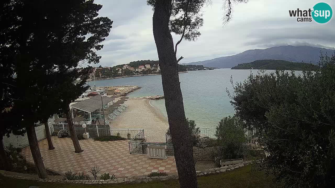 Livecam Lumbarda – Spiaggia Prvi Žal – Korčula