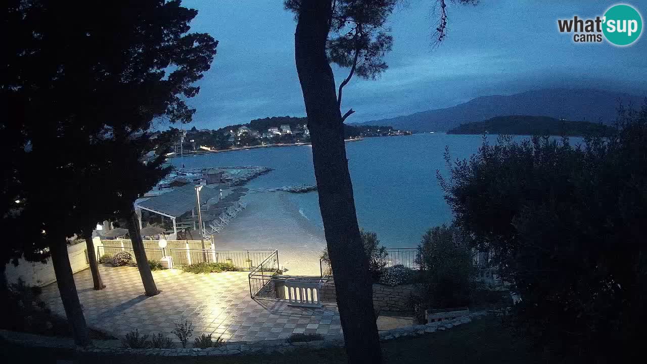 Webcam live Lumbarda – Plage Prvi Žal – Korčula