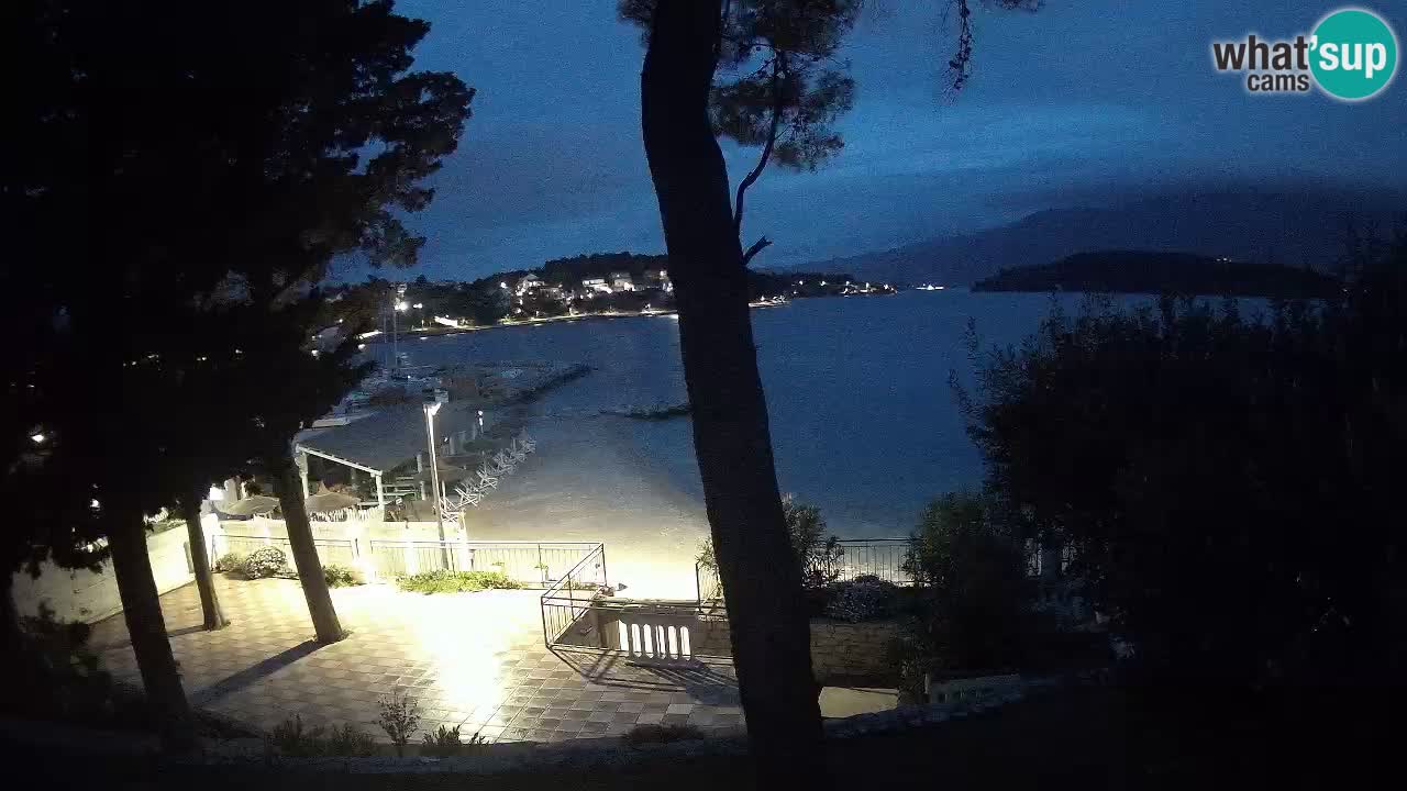 Web kamera Lumbarda – Plaža Prvi Žal – Korčula
