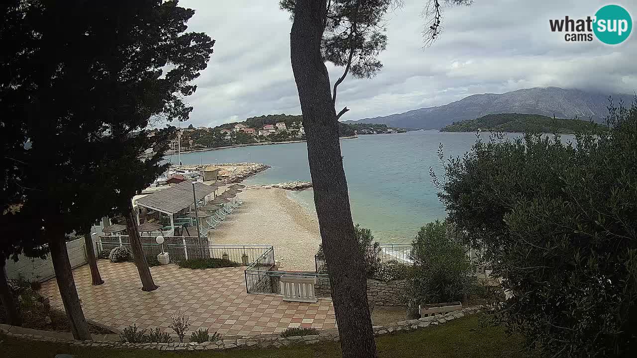 Web kamera Lumbarda – Plaža Prvi Žal – Korčula
