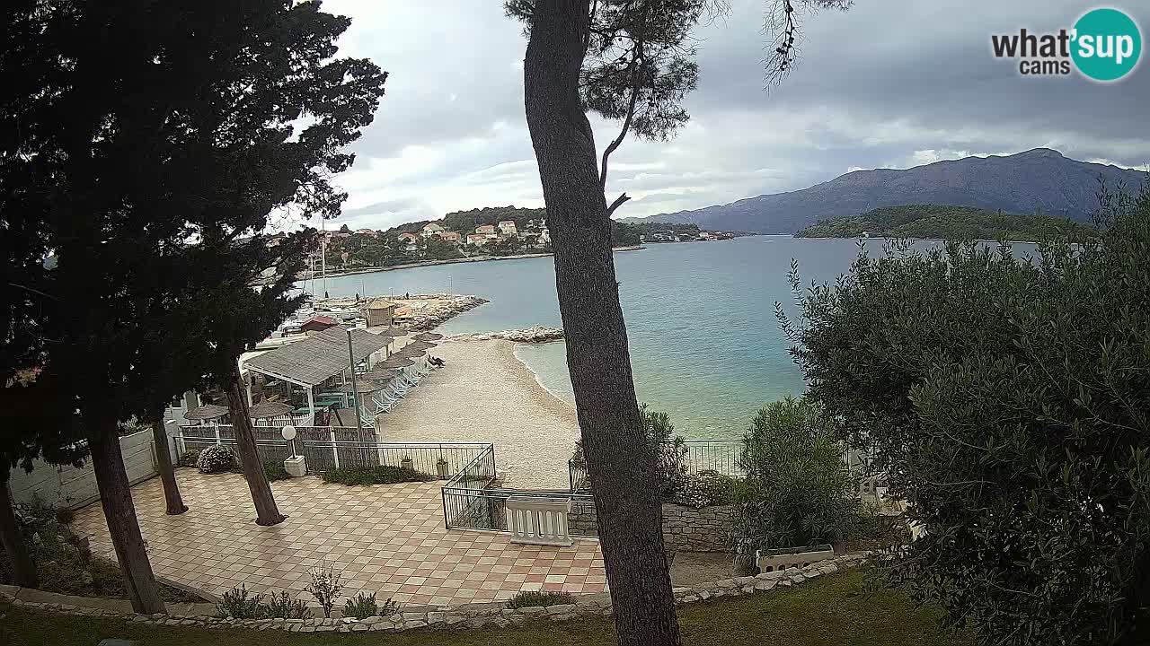 Web kamera Lumbarda – Plaža Prvi Žal – Korčula