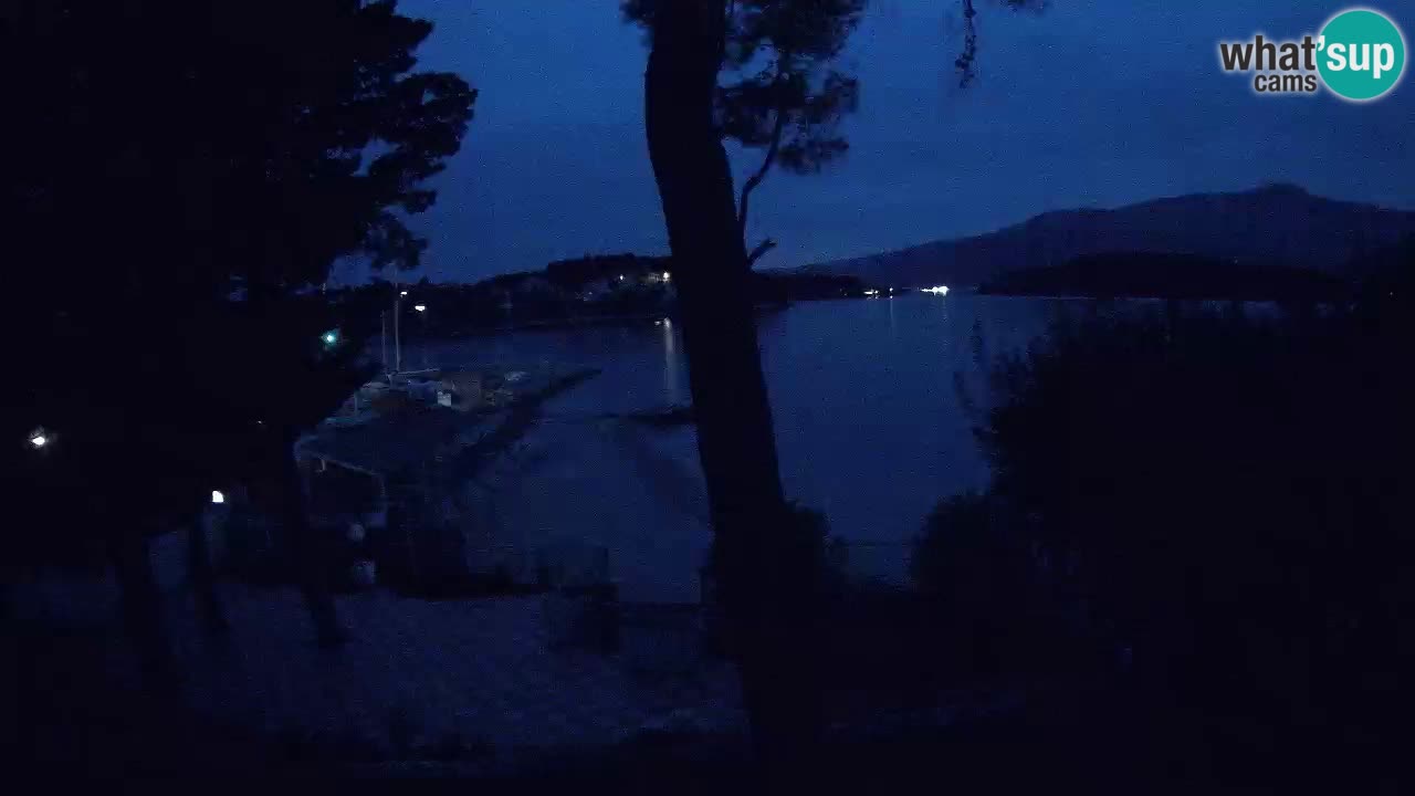 Webcam live Lumbarda – Plage Prvi Žal – Korčula