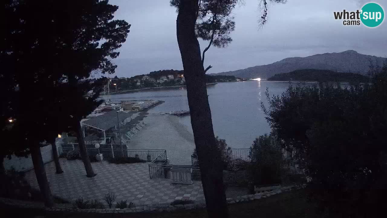 Camera en vivo Lumbarda – Playa Prvi Žal – Korčula