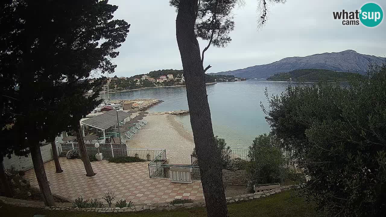 Camera en vivo Lumbarda – Playa Prvi Žal – Korčula