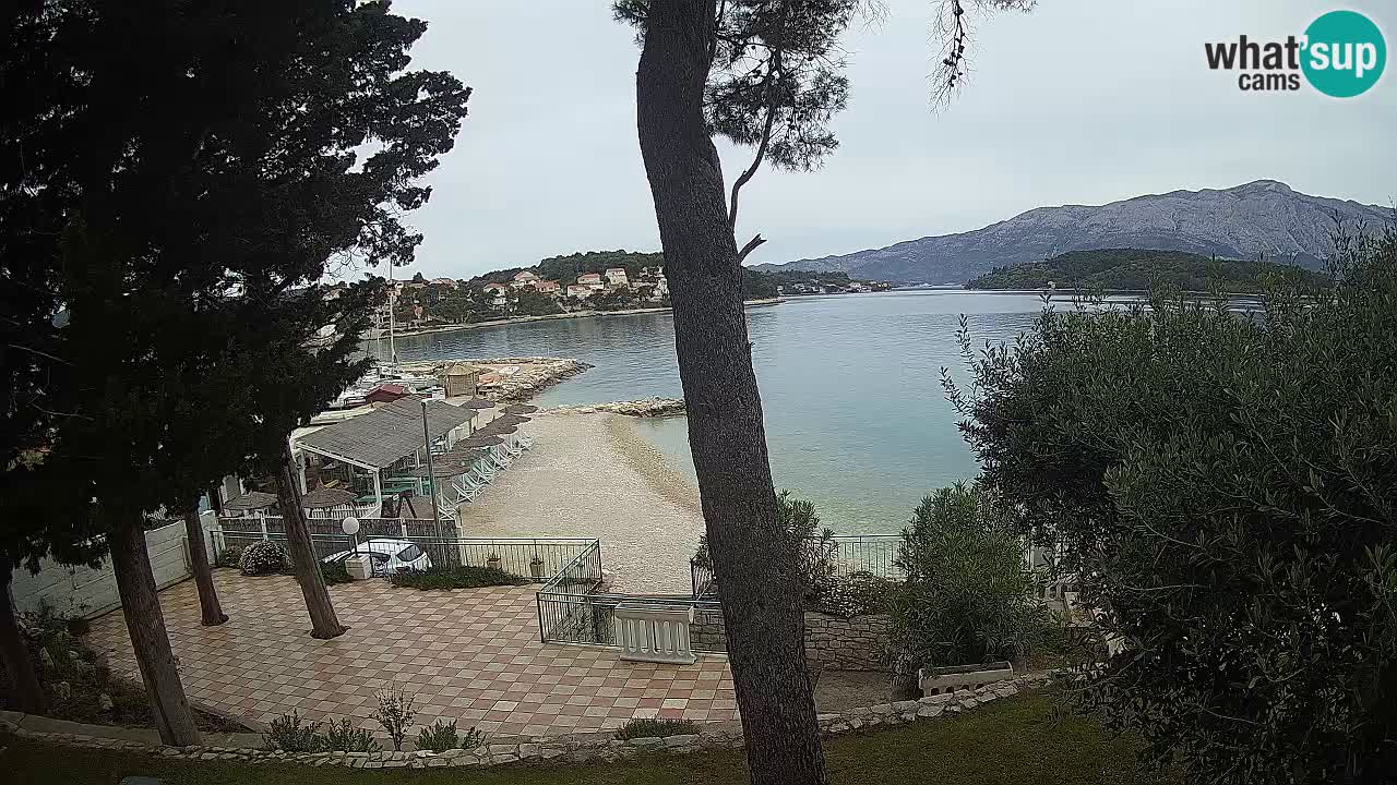 Webcam Lumbarda – Prvi Žal beach – Korčula