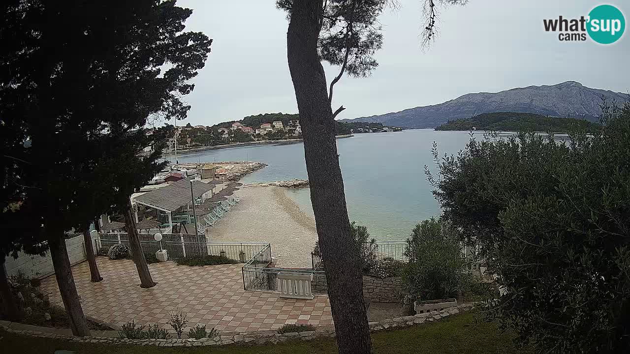 Webcam Lumbarda – Prvi Žal beach – Korčula