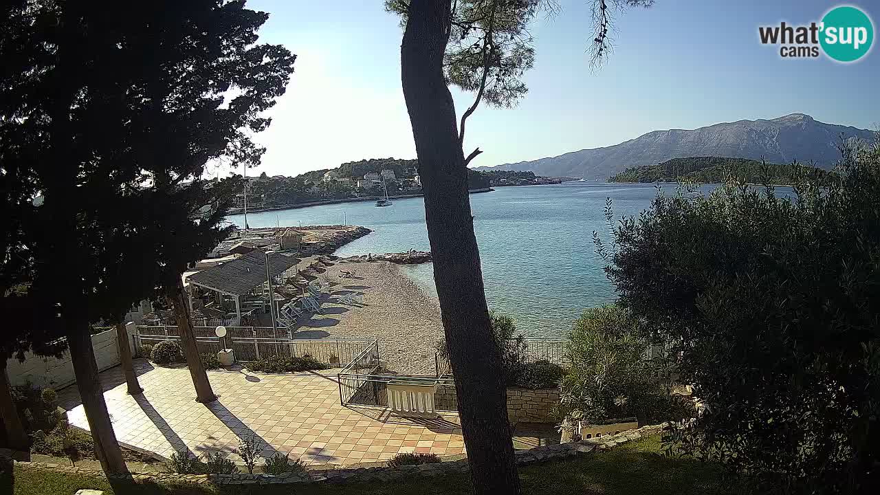 Webcam Lumbarda – Prvi Žal beach – Korčula