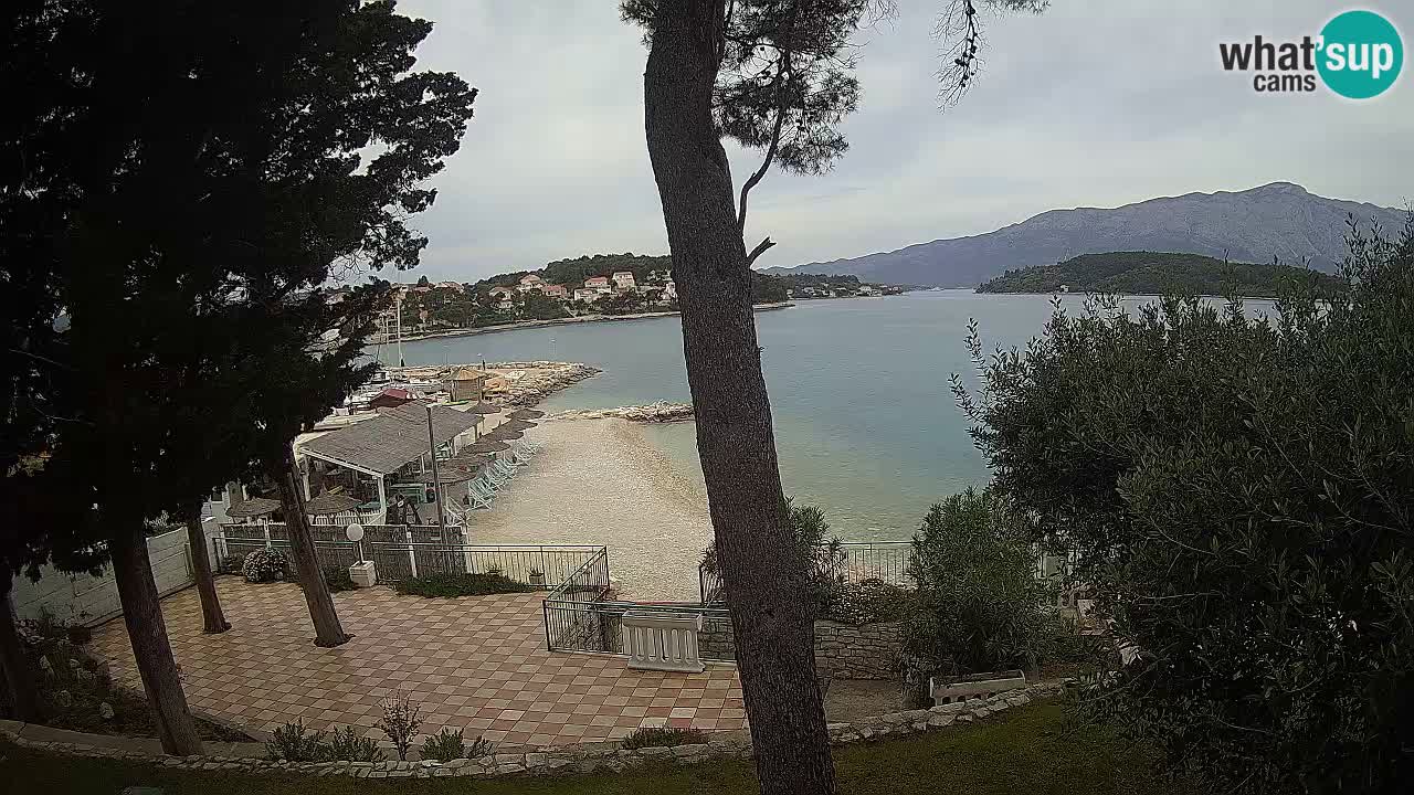 Webcam Lumbarda – Prvi Žal beach – Korčula