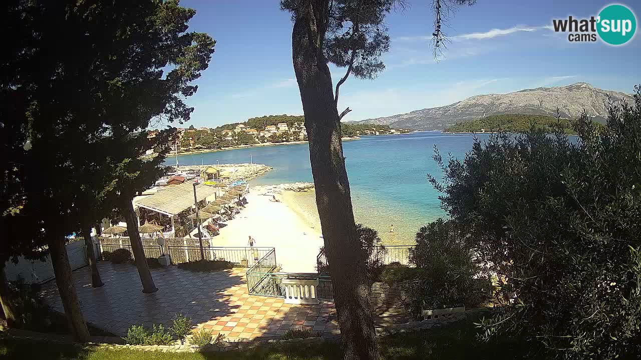 Webcam Lumbarda – Prvi Žal beach – Korčula