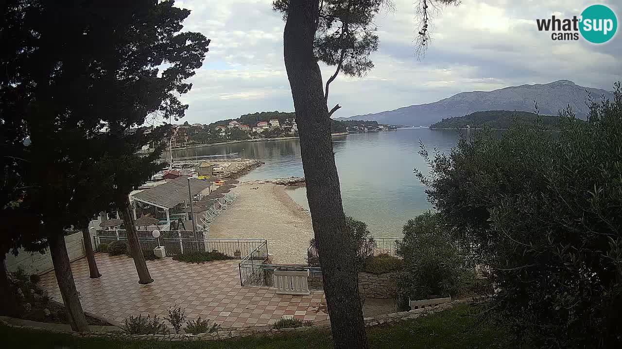 Webcam live Lumbarda – Plage Prvi Žal – Korčula