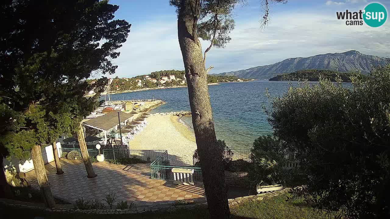 Web kamera Lumbarda – Plaža Prvi Žal – Korčula