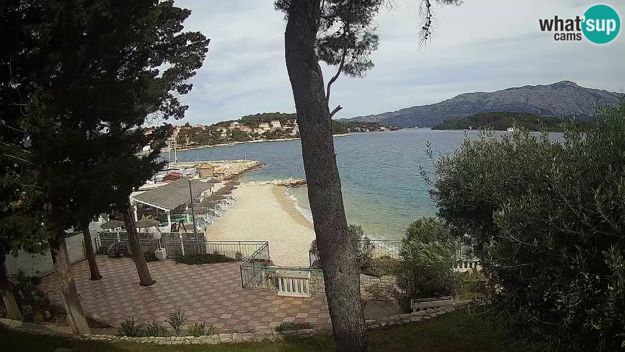 Webcam Lumbarda – Prvi Žal beach – Korčula
