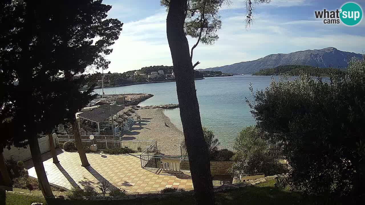Webcam Lumbarda – Prvi Žal beach – Korčula