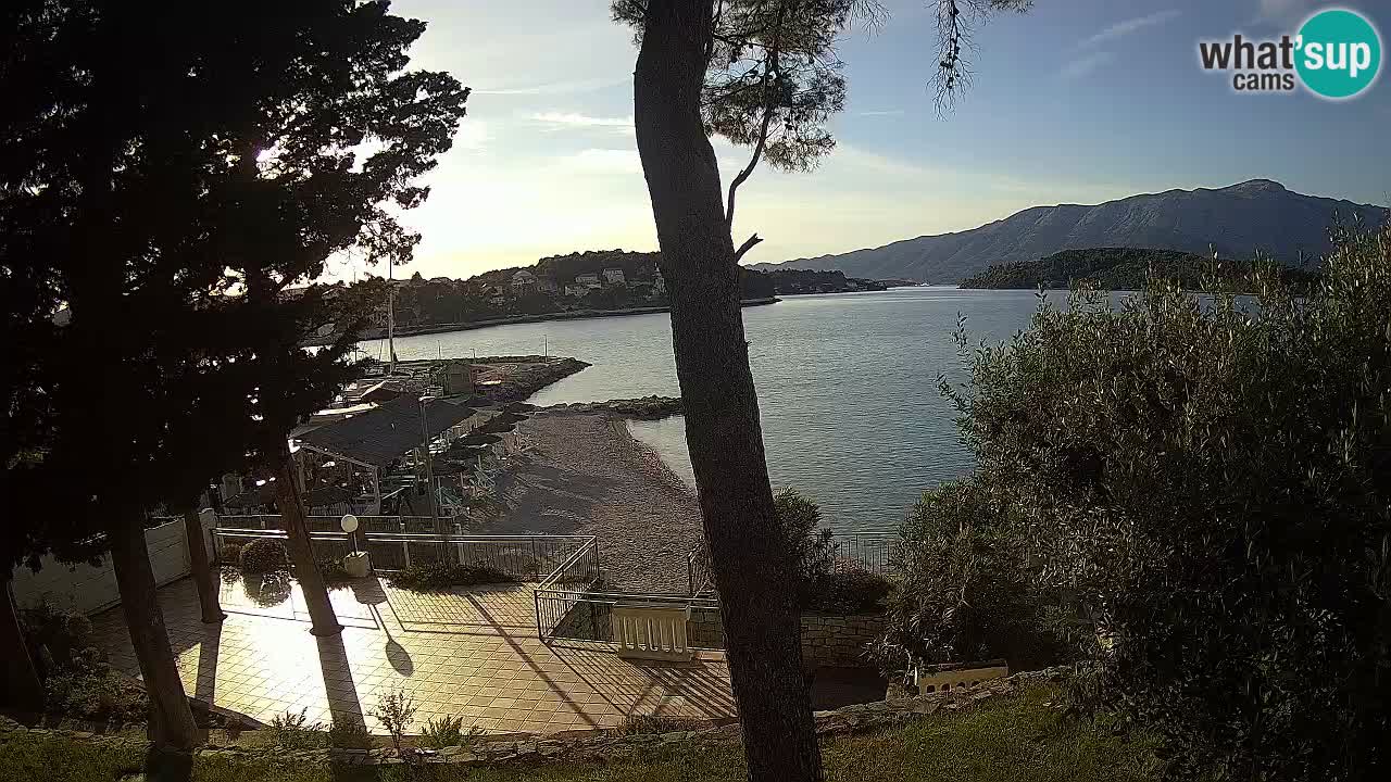 Webcam Lumbarda – Prvi Žal beach – Korčula