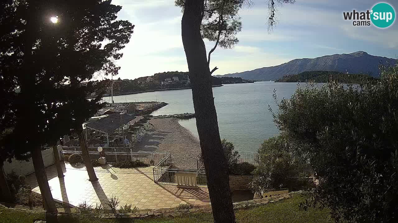 Web kamera Lumbarda – Plaža Prvi Žal – Korčula