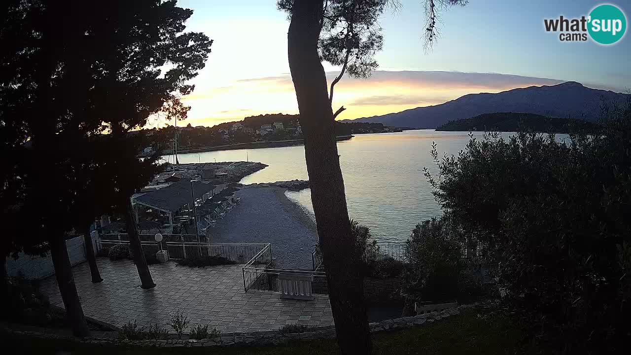 Webcam Lumbarda – Prvi Žal beach – Korčula