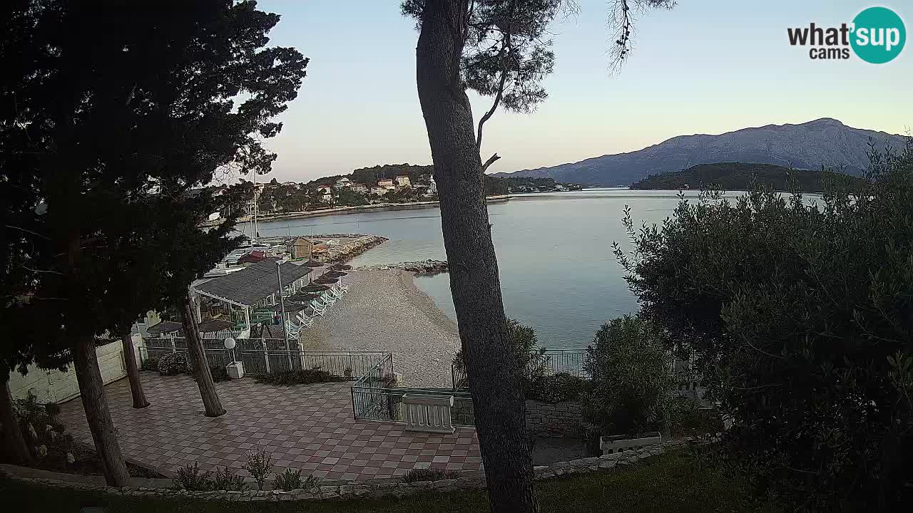 Webcam Lumbarda – Prvi Žal beach – Korčula